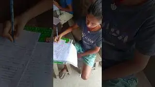 Half yearly examination #cutebaby  #exam  #children #evs #drawing  #saharsa