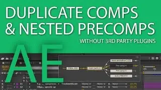 After Effects CS6: Duplicate nested comps