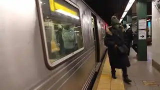 MTA NYC Subway|BMT 4th Avenue Line|R46 (Q) Train at Atlantic Avenue (D/N Trains Platform)