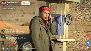 Potro winner deciende a la locura maxima mientras hace live con una conexión 3g