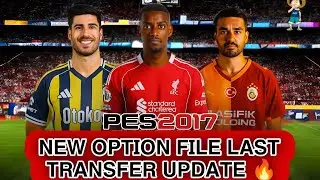 ⭐️ T99 Patch Option File 2025/26 ✅ | PES 2017