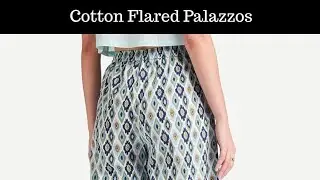 Cotton Flared Palazzos 🌼