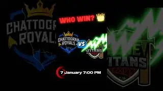 চট্টগ্রাম রয়েলস বনাম সিলেট টাইটান্স Chottogram royals vs Sylhet Titans #bpltodaymuch