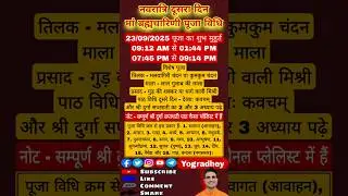 Navratri Dusra Din | Maa Brahmacharini Puja Vidhi | Navratri 2025 Ka Dusra Din | Navratri Day 2