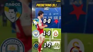 UCL NIGHT PREDICTION 😳🔥CITY 🆚 GALATA🔵🔵 PAFOS 🆚 SLAVIA🔵🔵 BRUGGE 🆚 OLYMPIACOS  #championsleague #ucl