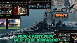 New event new ship free rewards available on modern warships and AMCA indian strike fighter#games