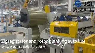 JSI Zigzag blanking press line