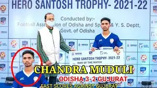 🔴Chandra muduli The star Who Scored Two Crucial Goals for Odisha, Won the Hero of the  Odisha Sports