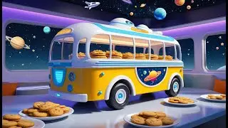 The Wheels on the Space Bus | Fun Space Song for Kids | Outer Space Adventure Rhyme