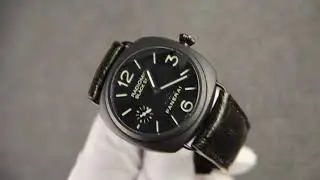 Custom-made watch strap of alligator leather for Panerai Radiomir PAM 292 watch.