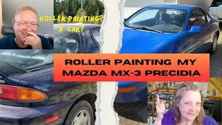 Покраска валиком моей Mazda MX-3 Precidia | Краски Tremclad Rust &mdash; увлекательный проект по покраске