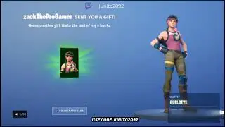 FORTNITE SHOUTOUT PART 3 GIFTS (FORNITE BATTLE ROYALE) JUNITO20
