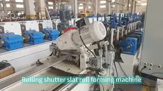 Revolutionize Your Door Production with Our Precision Rolling Shutter Slat Roll Forming Machine