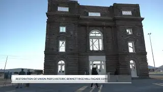 Restoration of Union Pier's Historic Bennett Rice Mill Fa&ccedil;ade complete
