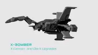 X-Bomber kit with Dai-X Fighters and Neck Cannon upgrades
