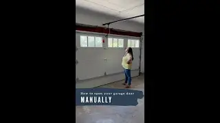 How to open your garage door manually
