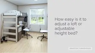 Lofted Beds for Easily Customized Height | Smarter Furnishings