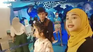 LUCUNYA MOANA LIHAT RIA RICIS PERSIAPAN JADI MERMAID NYELAM DI JAKARTA AQUARIUM
