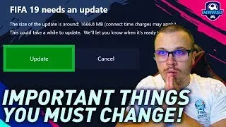 FIFA 19 NEW TITLE UPDATE - IMPORTANT THINGS YOU NEED TO CHANGE AFTER THE NEW GAMEPLAY PATCH!