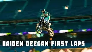 2026 Haiden Deegan Anaheim 1 First RAW Laps - Monster Energy Supercross