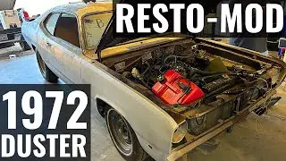 Реставрация и модернизация Plymouth Duster 1972 года... Полная переделка #mopar #механик #классич...