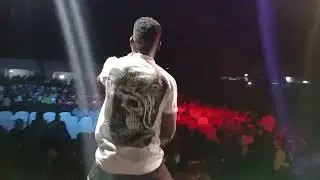 City hunter performing live on stage @sheebah's show @Eden city Gardens mityana .