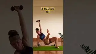 Lean & strong #armsworkout #coreworkout #absworkout #hiit #40min #hiitathome #youtubeshorts #fatloss