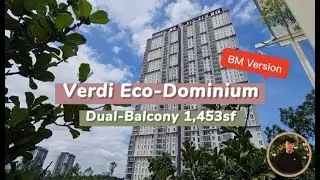 2 Balcony Besar !! Verdi Eco-dominium | Symphony Hill @ Cyberjaya City | 1,453sf Type D | FREEHOLD