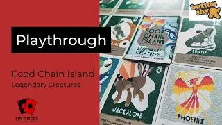 Playthrough | Food Chain Island (+ Legendary Creatures Expansion, Button Shy Games)