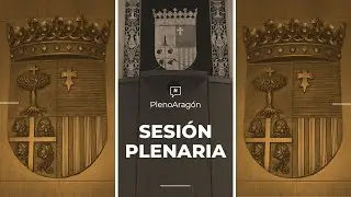 Sesión plenaria de las Cortes de Aragón - 25 de abril de 2025