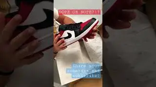 AIR JORDAN 1 LOW BRED TOE UNBOXING
