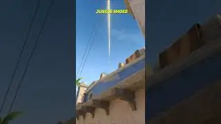 Jungle Smoke From Mid On Mirage CS2 #shorts