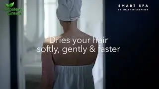 Spa Hair Wrap Turban &ndash; from Smart Microfiber System/Microfiber towel/hair turban