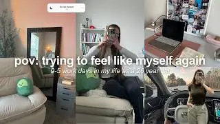 my &lsquo;feel like myself again&rsquo; reset | back in my routine, 9-5 work days, + taking care of myself