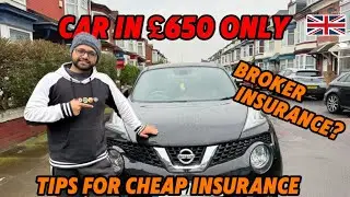 Want to buy first car in Uk 🇬🇧? Car only in &pound;650 | Tips for cheap insurance on international license