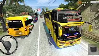 Bus Pariwisata Aprilia Putra Utama Pasang Basuri Bang Jono Terbaru Viral Menggular 