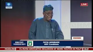 Osun Debate Pt.9 : Oyetola, Omisore Disagree Over Osun's Debt Profile