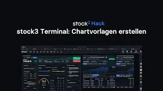 💡How to: Chartvorlagen im stock3 Terminal speichern