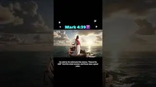 Peace Be Still | Jesus Calms the Storm | Mark 4:39 | Bible Verse