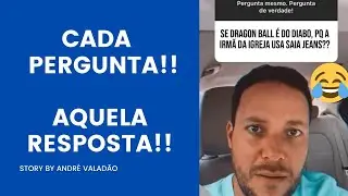 PECADO, TRAI&Ccedil;&Atilde;O. ANDR&Eacute; VALAD&Atilde;O RESPONDE - PIORES PERGUNTAS, MELHORES RESPOSTAS - NA LATA!