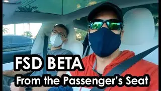 Full Self Driving Beta From the Passenger's Seat