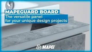 The versatile panel for tailor made furnishing elements ｜ Mapeguard Board ｜ Lightweight & waterproof