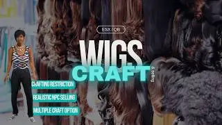 [ESX/QBcore ] Weave & Wear [Script + MLO] FiveM script by FWB Studio #wigs