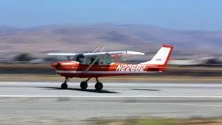 Brandon Solo Flying Cessna 150 KCVH Hollister, CA