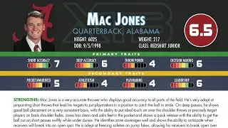Mac Jones 220 Scouting | Expand The Boxscore