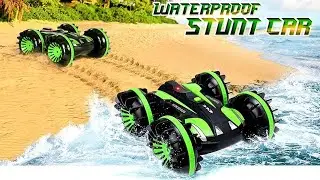 SGILE RC Stunt Car Flips, Tricks, Stunts Hot wheels monster truck remote boat toy