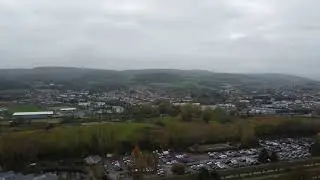 view over butlins minehead and the coast from 60m
