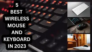 5 BEST WIRELESS MOUSE AND KEYBOARD IN 2023 | ALL PRODUCTS LINK IN DESCRIPTION.