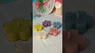 🌸Flower tea light candle#candle#candlemaking#smallbusiness#candlelover#viralvideo#trending#yt#shorts