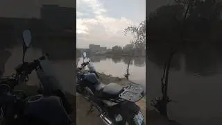 Ride 350kms for this view 🕊️🏍️ #coupleadventure #travel #heavybike #jaranwala #islamabad